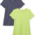 Essentials Women's Tech Stretch Short-Sleeve Crewneck T-Shirt (Available in Plus Size), Multipacks